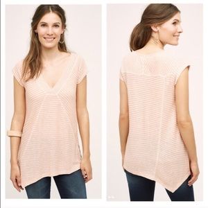 Anthropologie Spliced Stripe Top